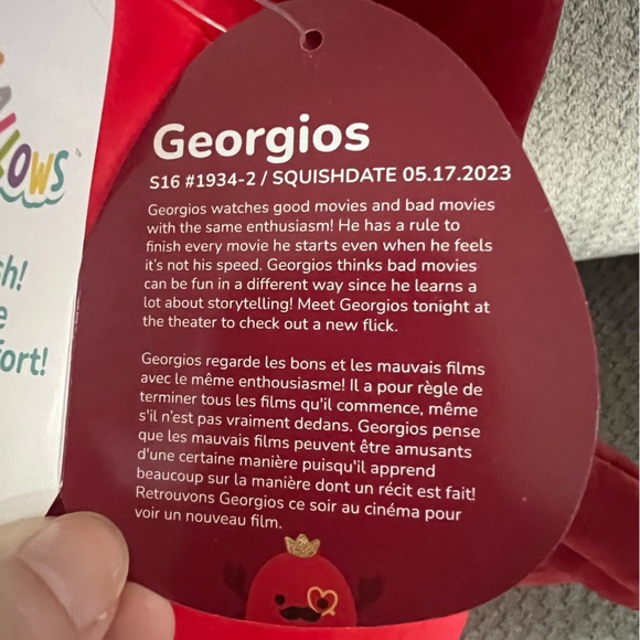 Squishmallow Georgios the King Crab - Picture 5 of 6